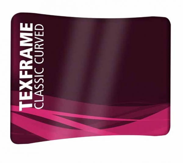 TexFrame classic curved, XXL, 6000x2280mm, incl. print